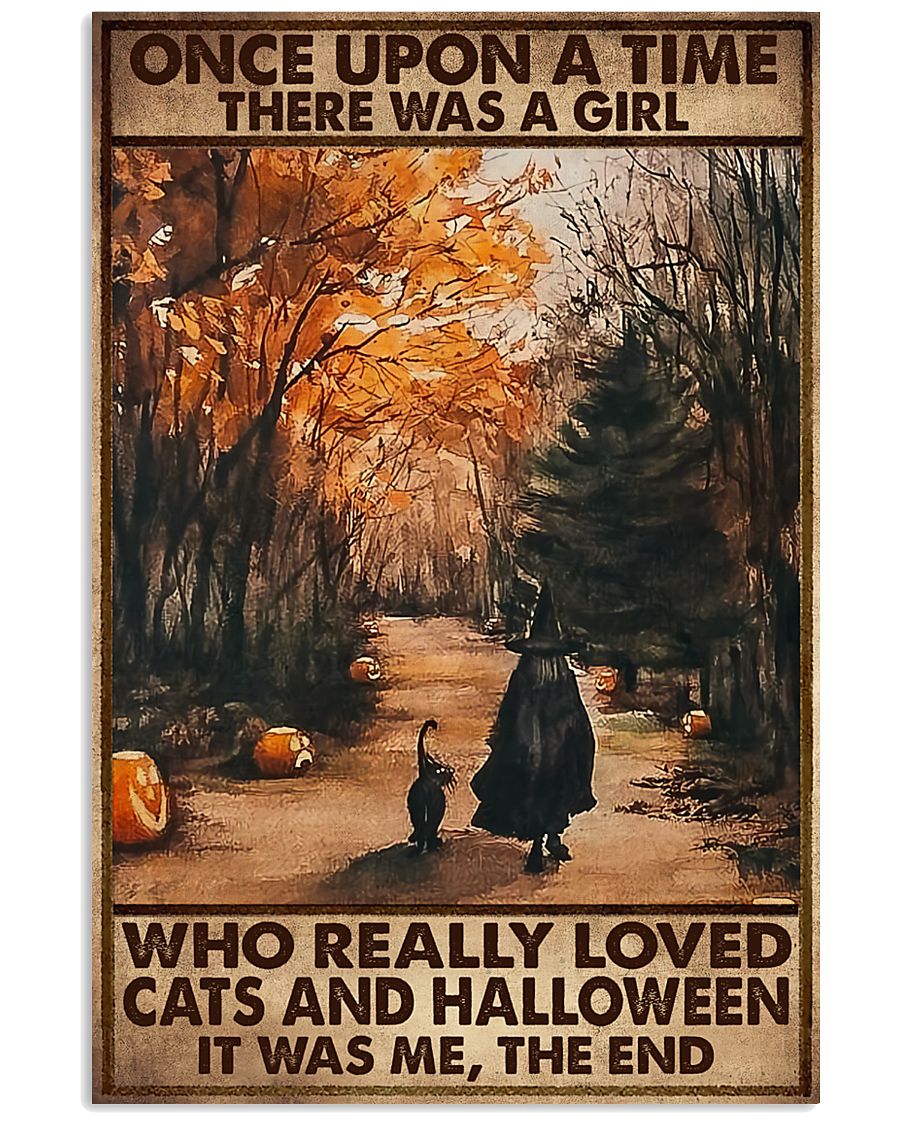 Once Upon A Time There Was A Girl Who Really Loved Cats Moon Poster