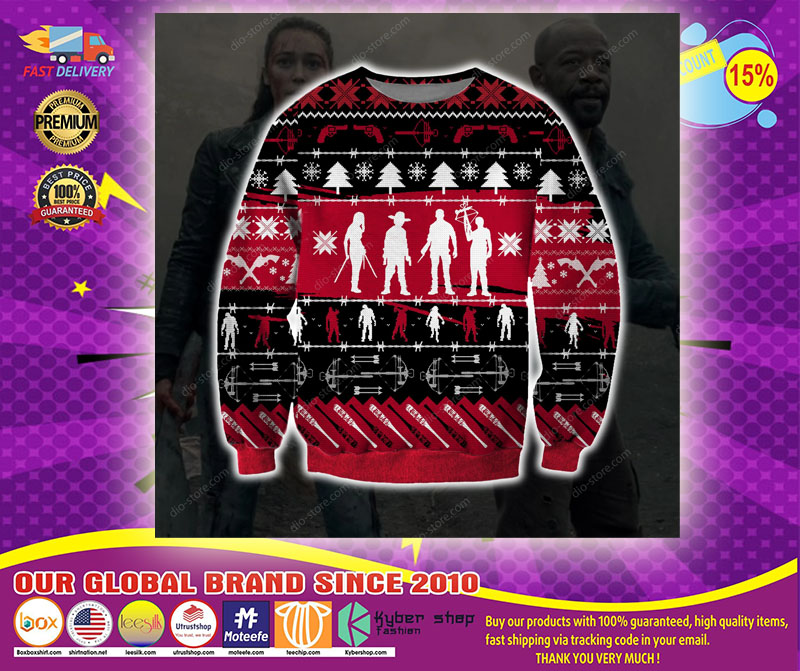 THE WALKING DEAD UGLY CHRISTMAS SWEATER