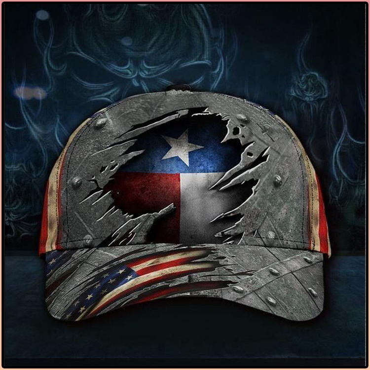 American Flag Texas State Cap1