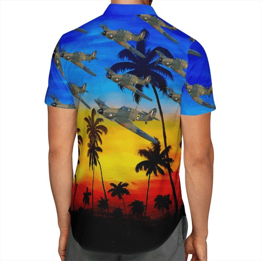 Hawker hurricane mk.II hawaiian shirt 2