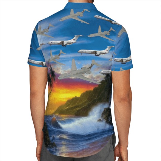Historical vickers vc10 hawaiian shirt 2