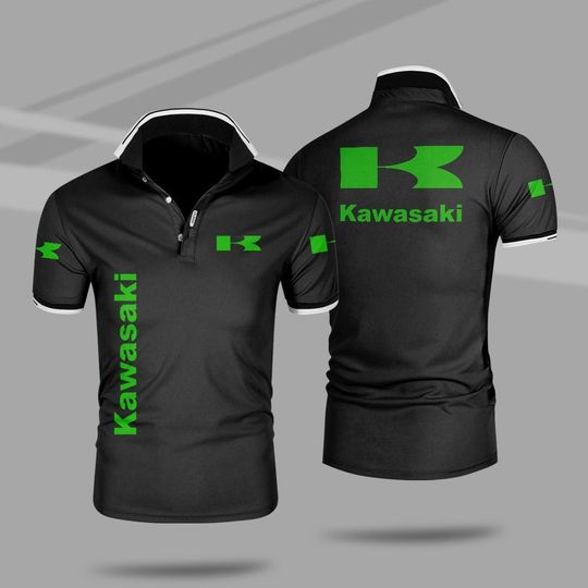 Kawasaki 3d polo shirt 1