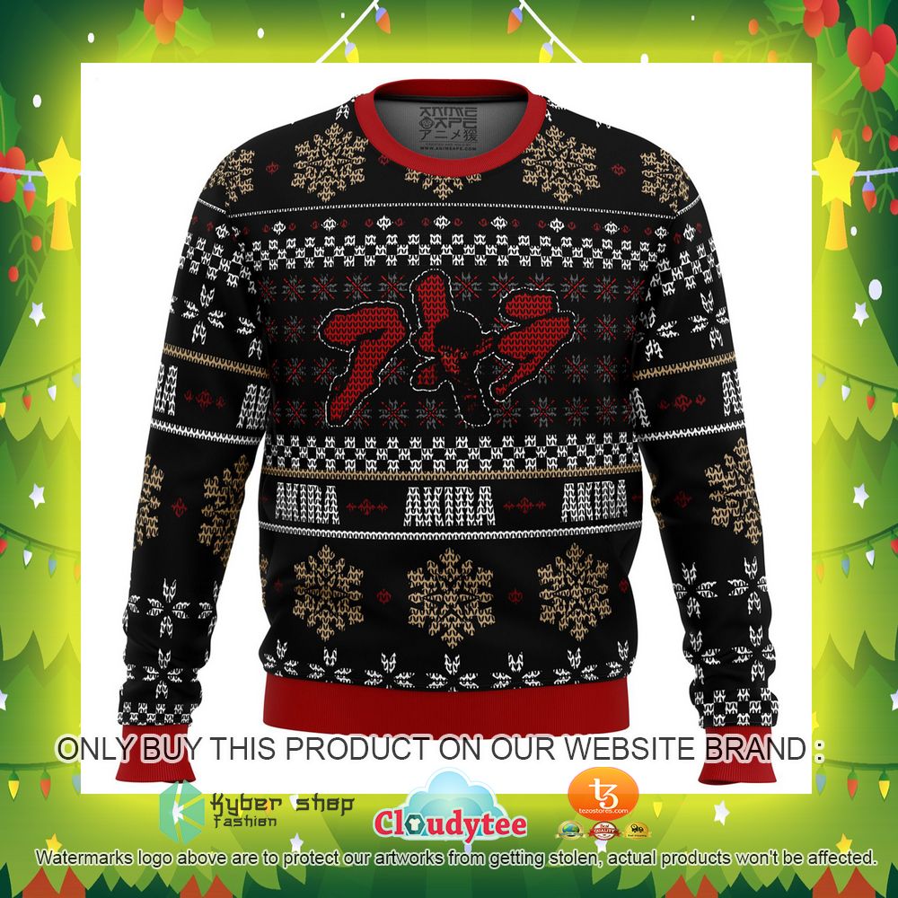 Akira Kanji Name Ugly Christmas Sweater 3