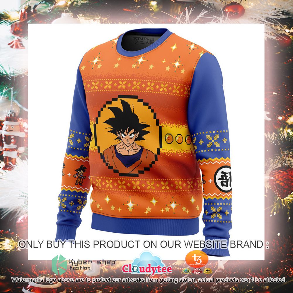 Anime Dragon Ball Z Goku Christmas Ugly Christmas Sweater 5