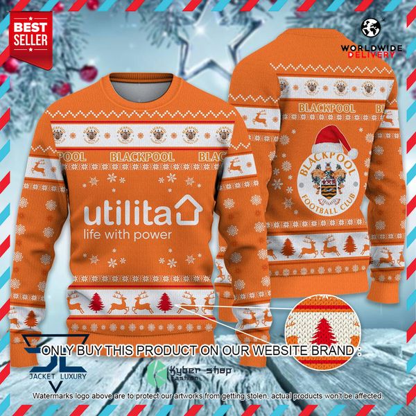 Blackpool F.C Christmas Sweater 1