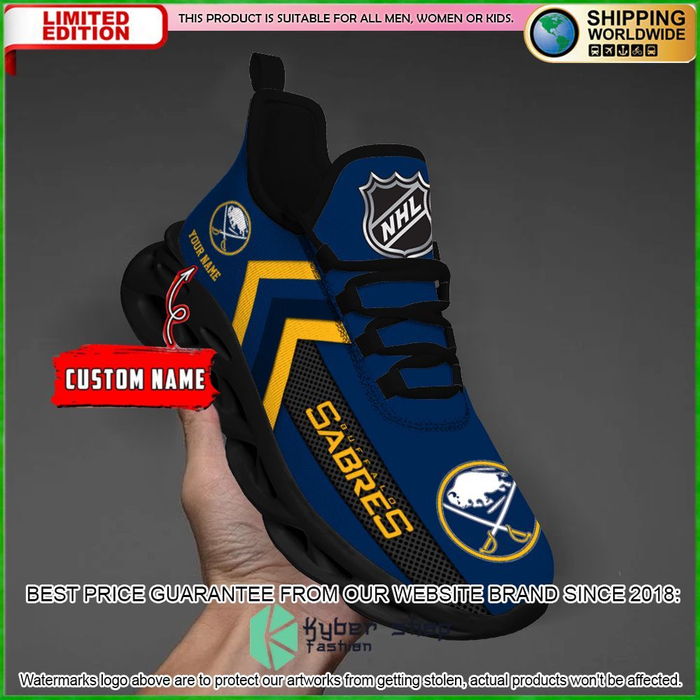 Buffalo Sabres Custom Name Clunky Max Soul Shoes 43