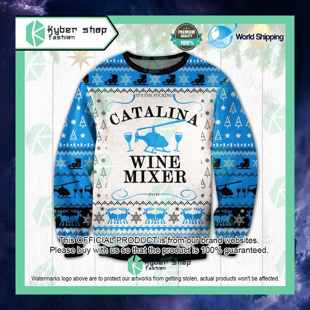 Catalina Wine Mixer Christmas Sweater 4