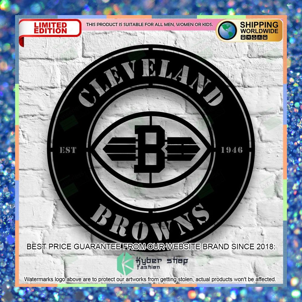 Cleveland Browns Metal Sign - Led Light Sign 22