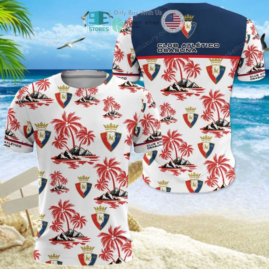 NEW Club Atletico Osasuna Hawaiian Shorts , Shirt 8