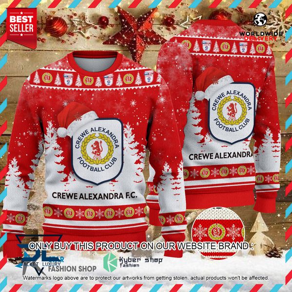 Crewe Alexandra Christmas Sweater 10