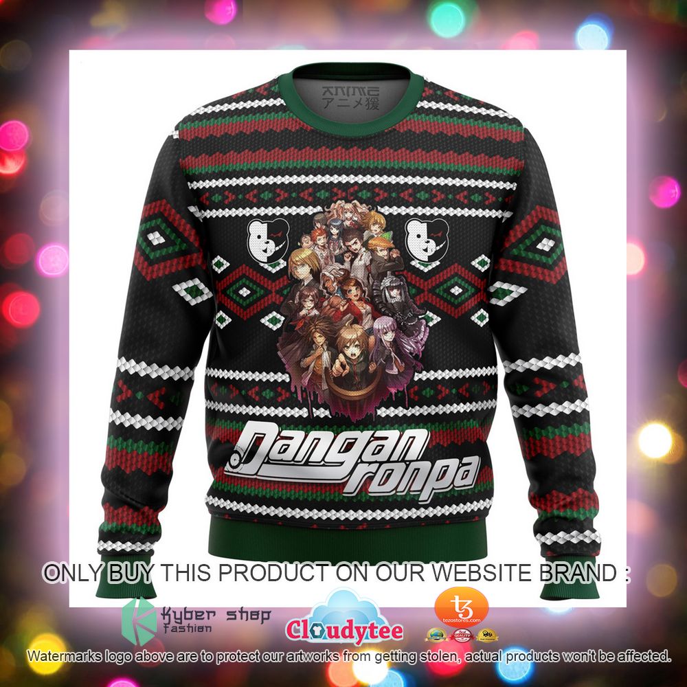 Danganronpa Game Ugly Christmas Sweater 1