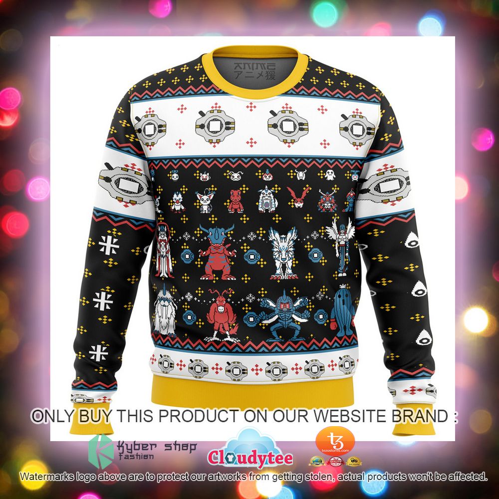 Digimon Adventure Anime Ugly Christmas Sweater 8