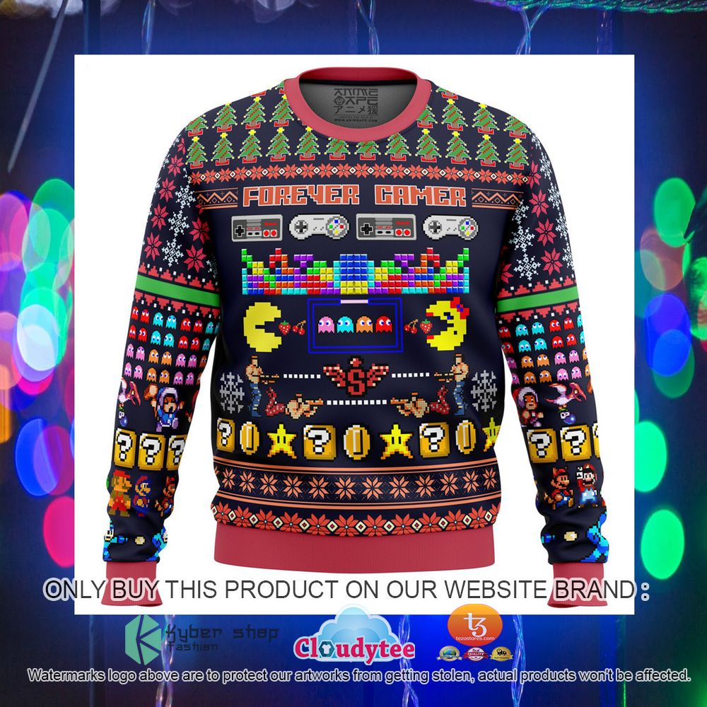 Forever Gamer Ugly Christmas Sweater 4