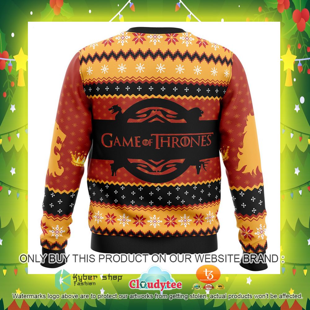 Game of Thrones Hear Me Roar House Lannister Ugly Christmas Sweater 6