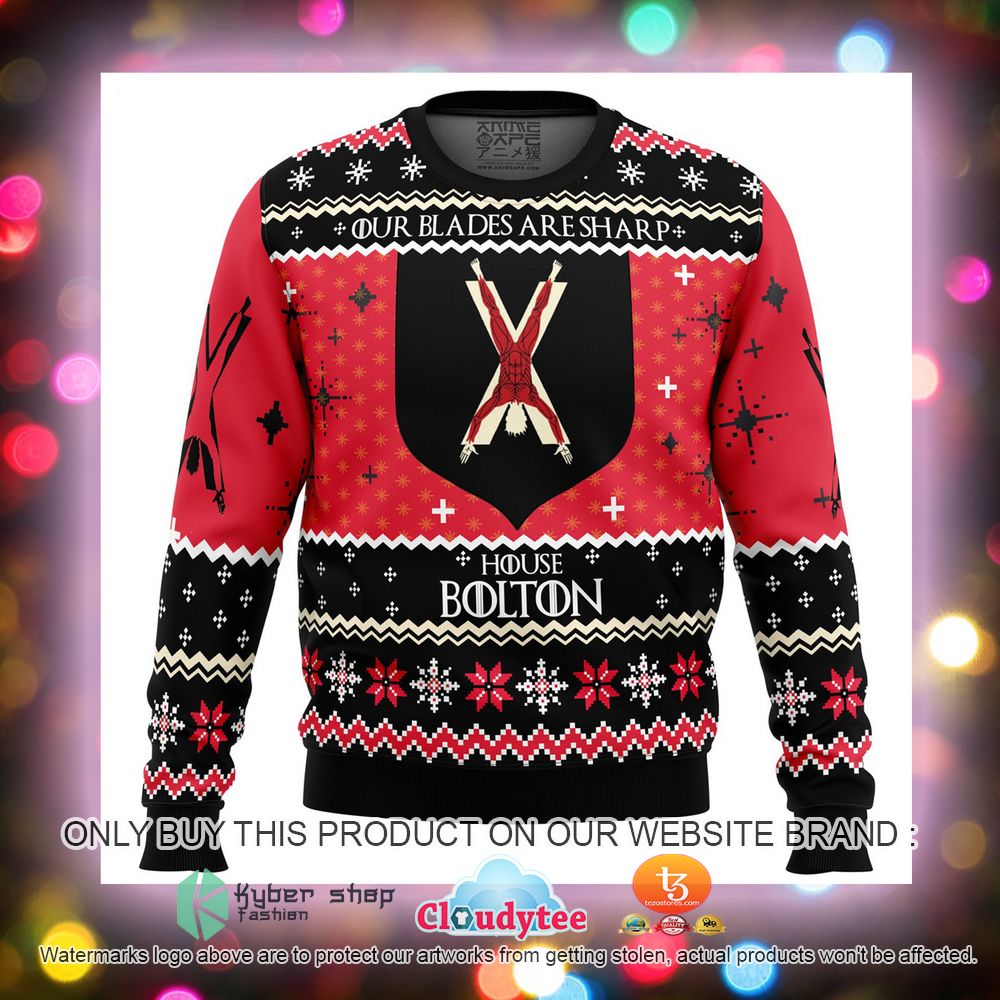 Game of Thrones House Bolton Ugly Christmas Sweater 12