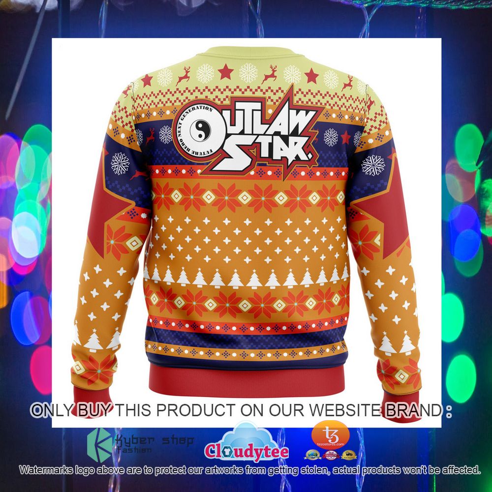 Gene Starwind Outlaw Star Ugly Christmas Sweater 4
