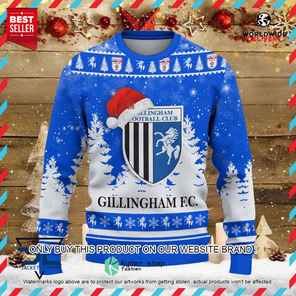 Gillingham Blue Christmas Sweater 11