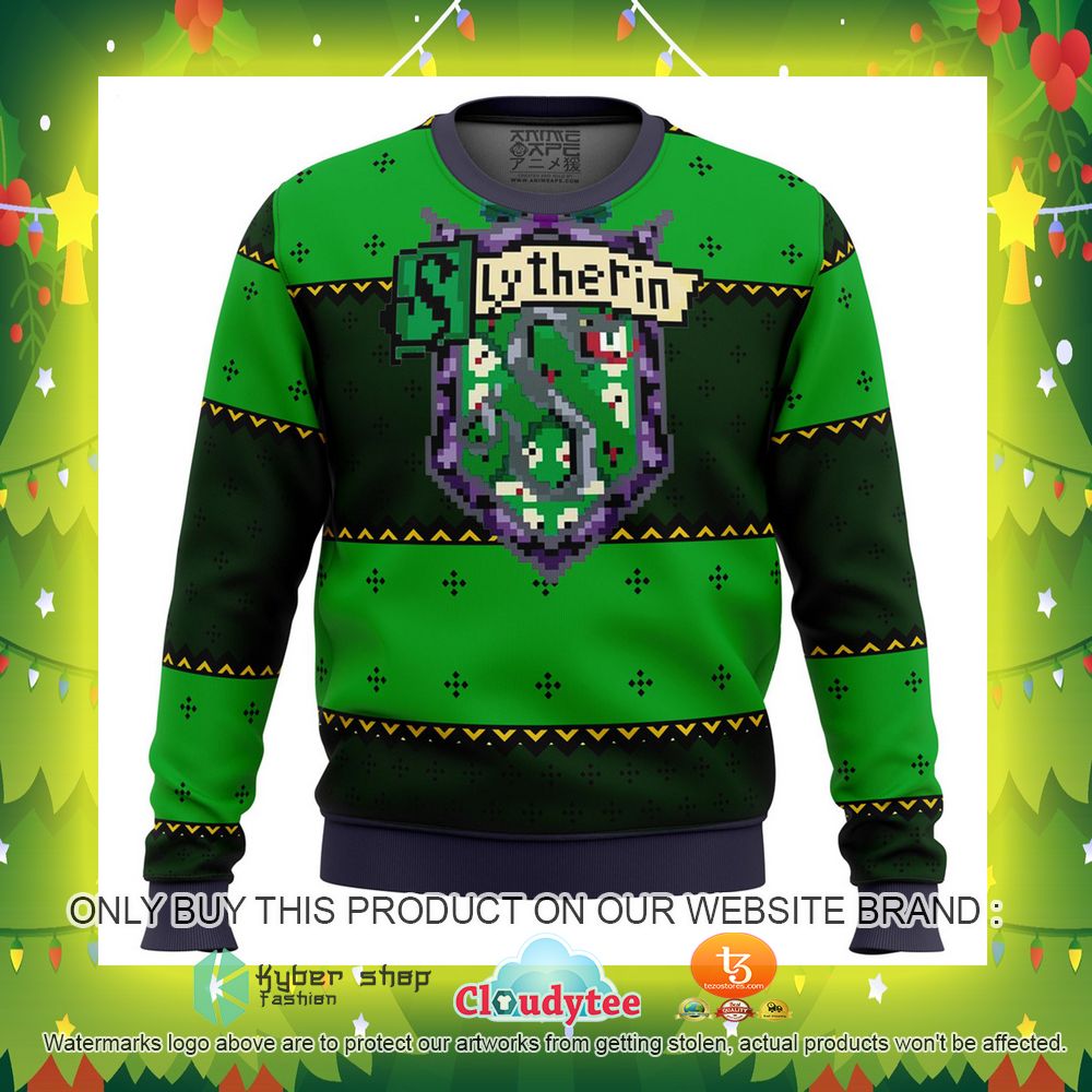 Harry Potter Slytherin Ugly Christmas Sweater 15