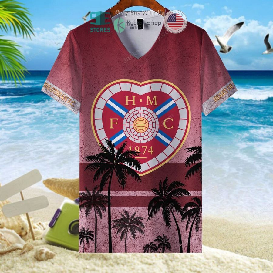 NEW Heart of Midlothian Football Club Hawaiian Shorts , Shirt 4