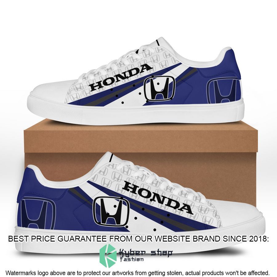 Honda Blue White Stan Smith Shoes 10