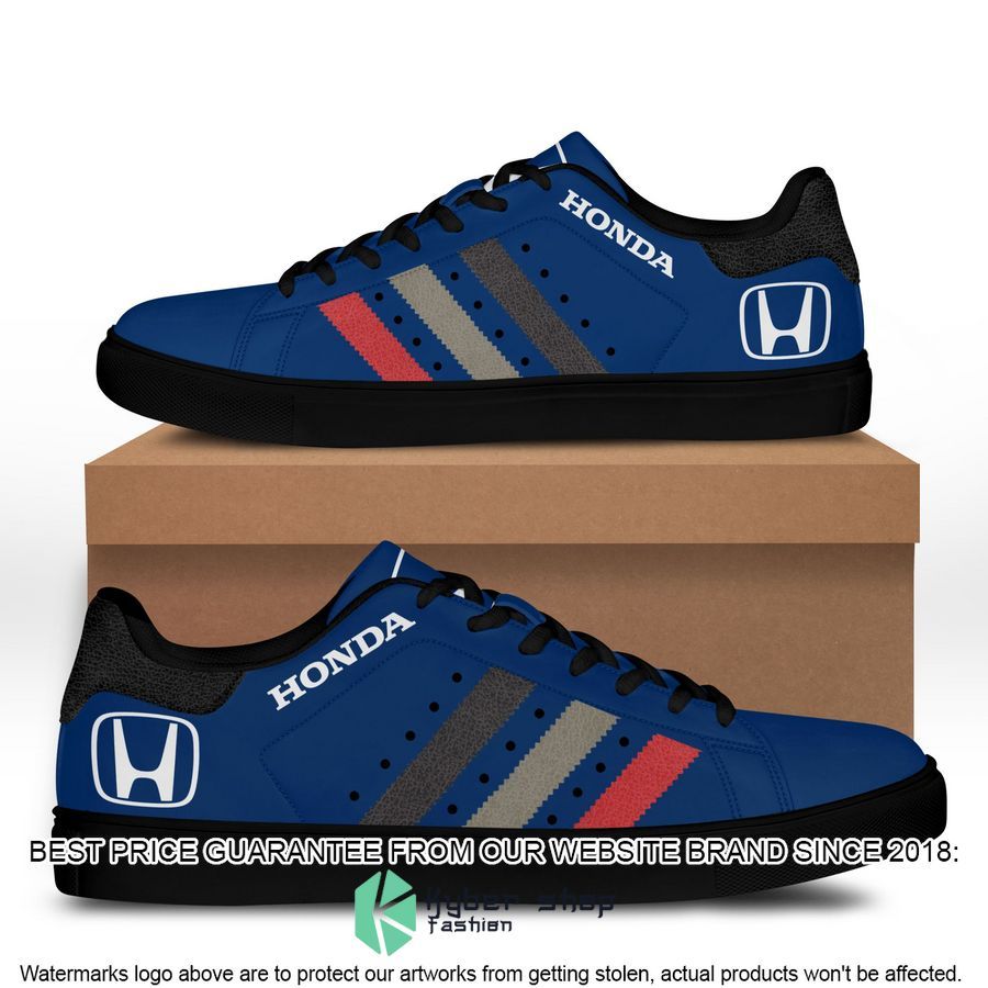 Honda Dark Blue Grey Stan Smith Shoes 22