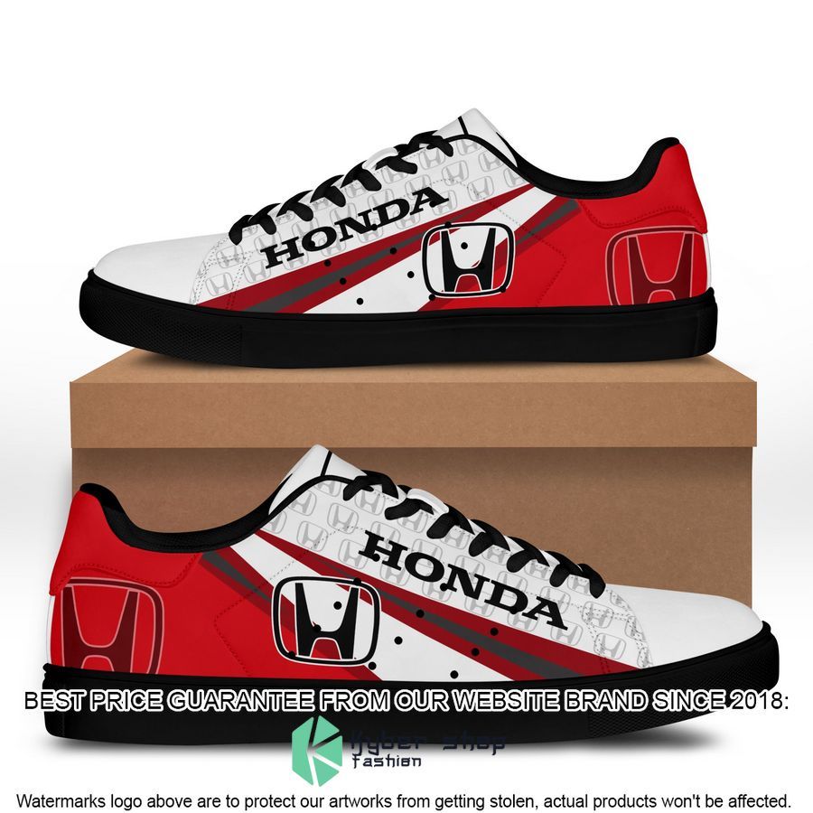 Honda Red White Stan Smith Shoes 4