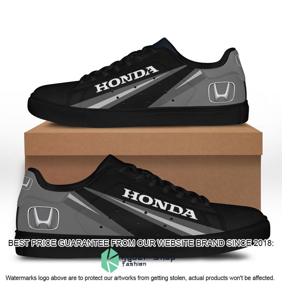 Honda Black Grey Stan Smith Shoes 11