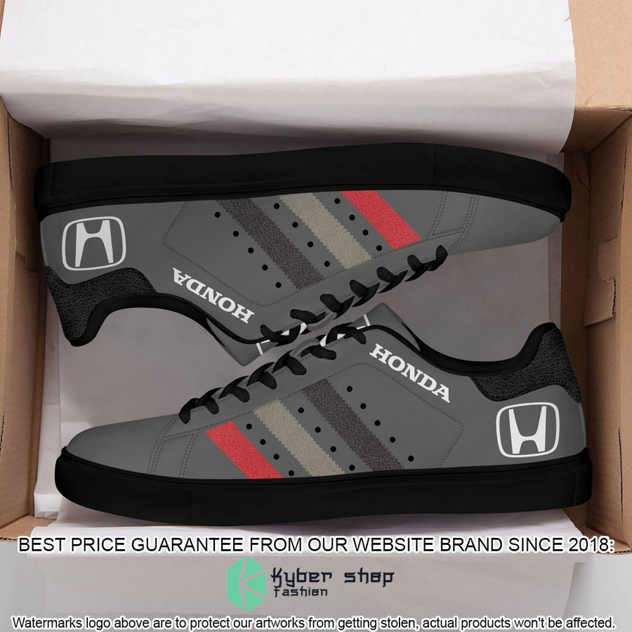 Honda Grey Red line Stan Smith Shoes 18