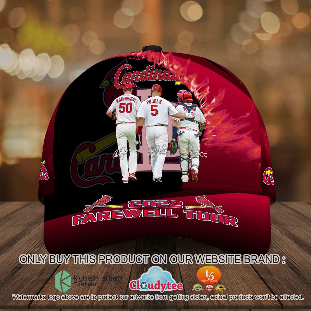 MLB St. Louis Cardinals 2022 Farewell Tour Red Black Cap 10