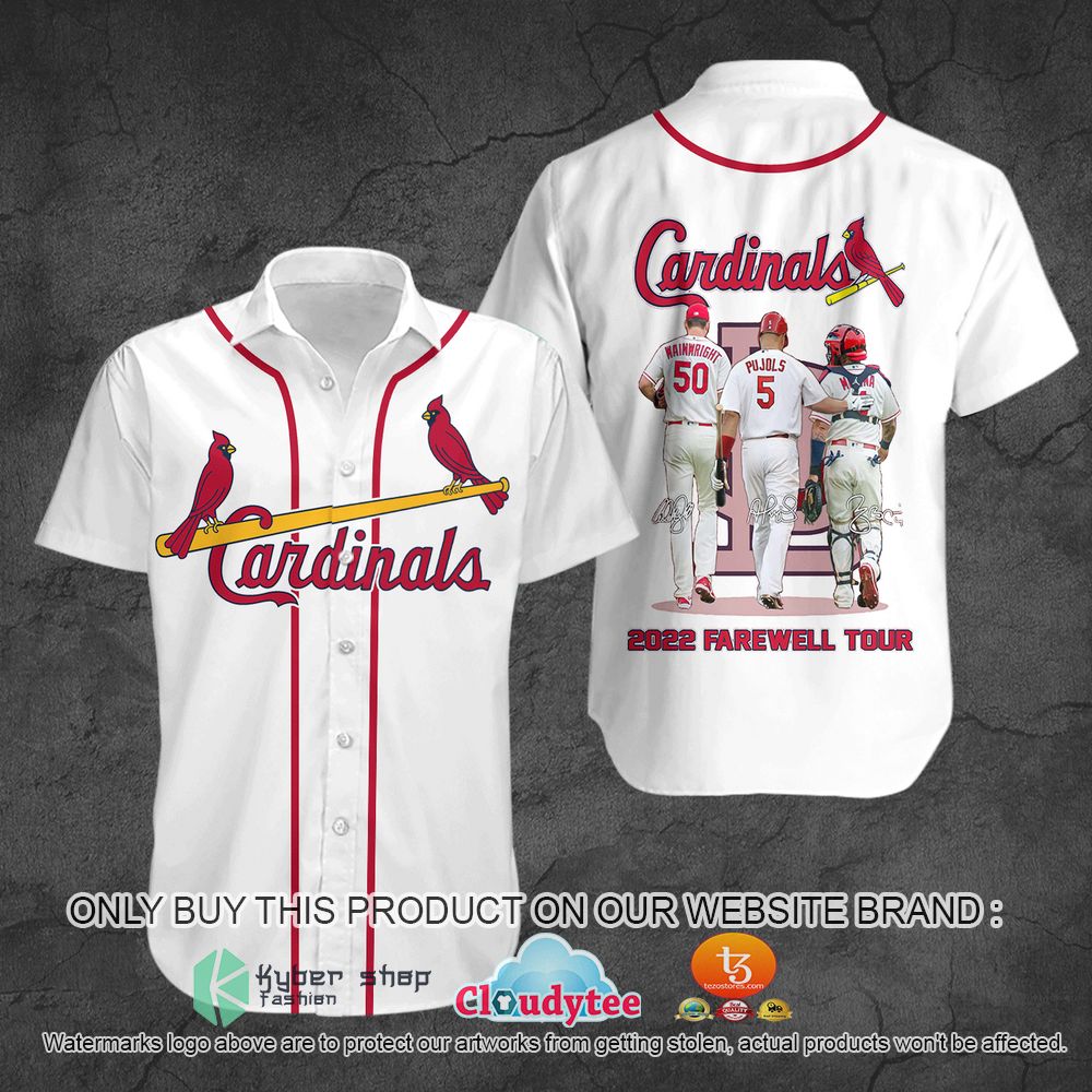 MLB St. Louis Cardinals 2022 Farewell Tour White 3D Hoodie, Shirt 9