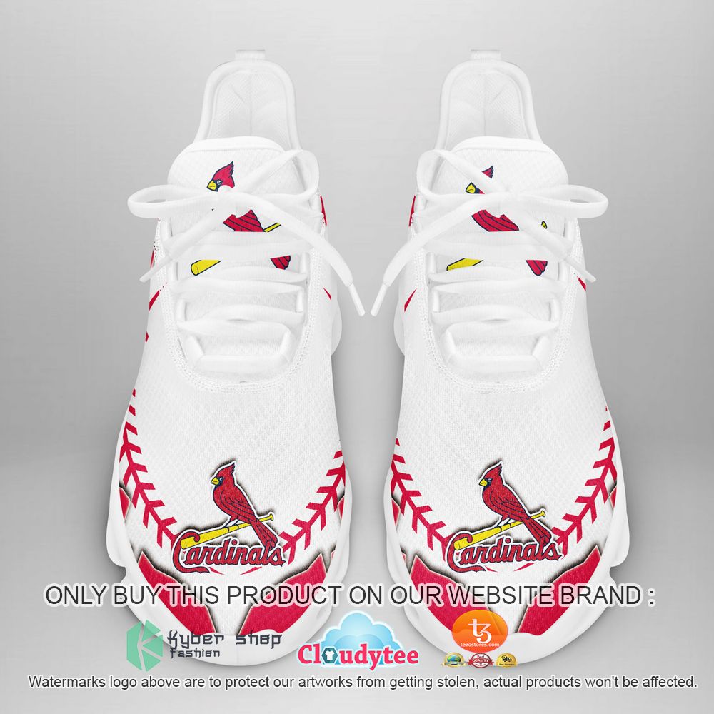 MLB St. Louis Cardinals Custom Name White Red Clunky Max Soul Shoes 11