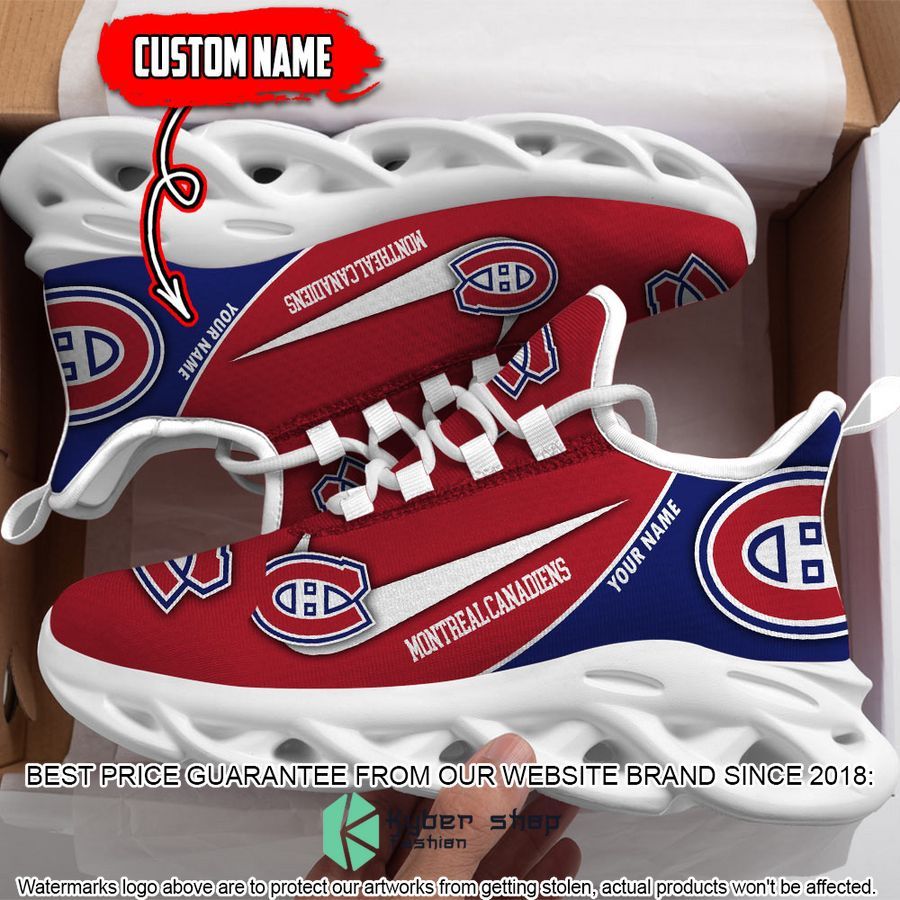 Montreal Canadiens Custom Name Clunky Max Soul Shoes 4