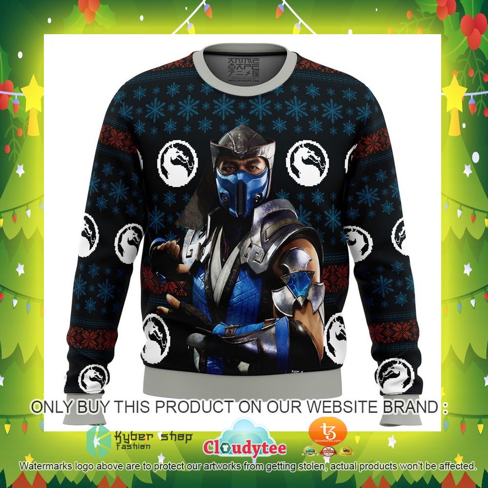 Mortal Kombat Sub Zero Ugly Christmas Sweater 6