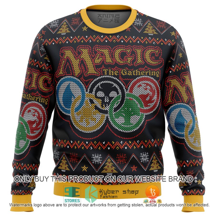 NEW MTG Magic the Gathering Mana Symbols Sweatshirt 12