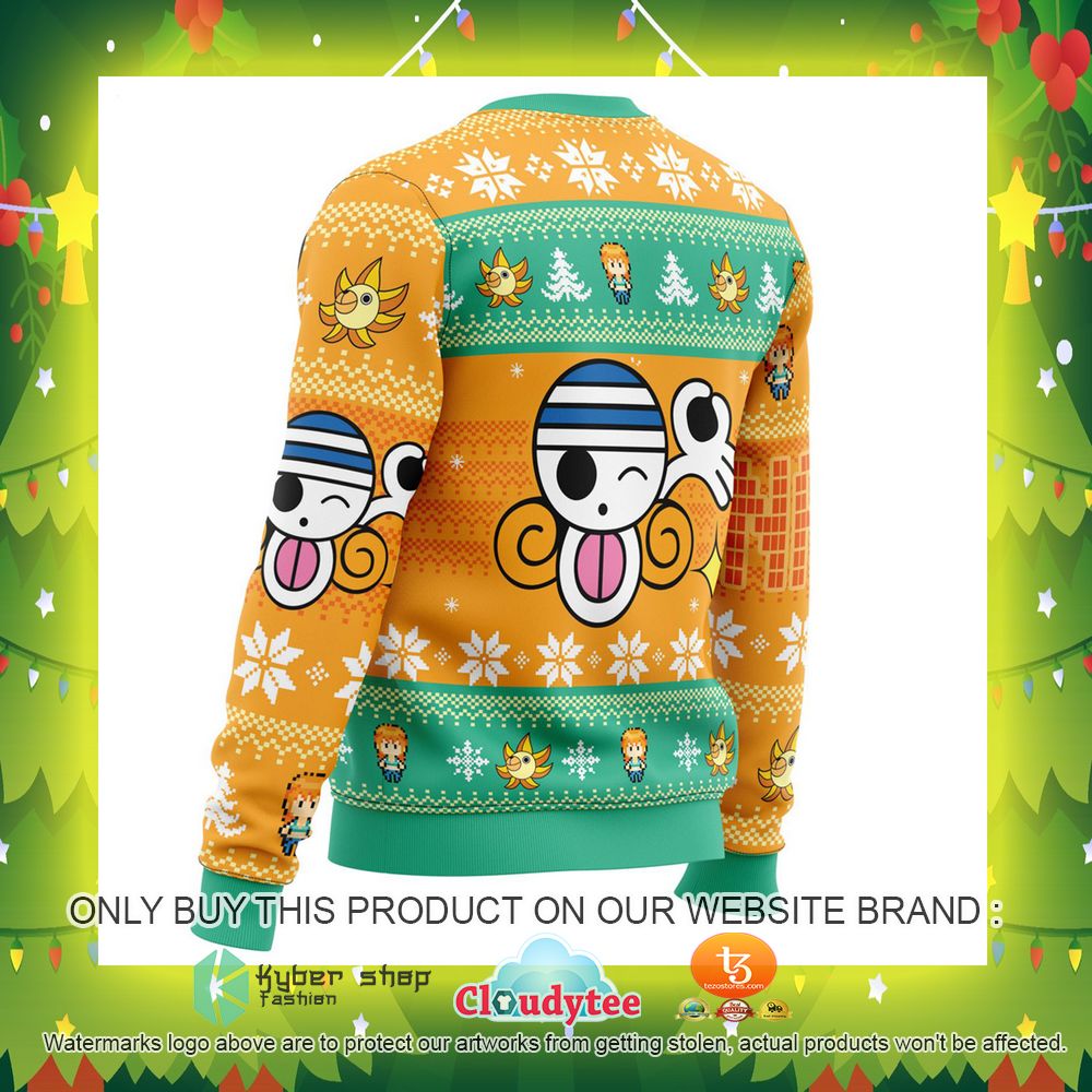 Nami One Piece Thousand Sunny Ugly Christmas Sweater 3