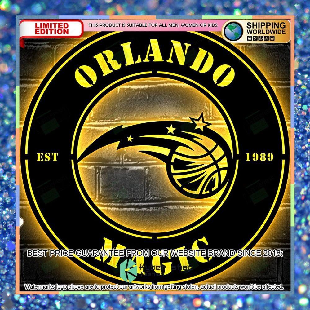 Orlando Magic Metal Sign - Led Light Sign 4