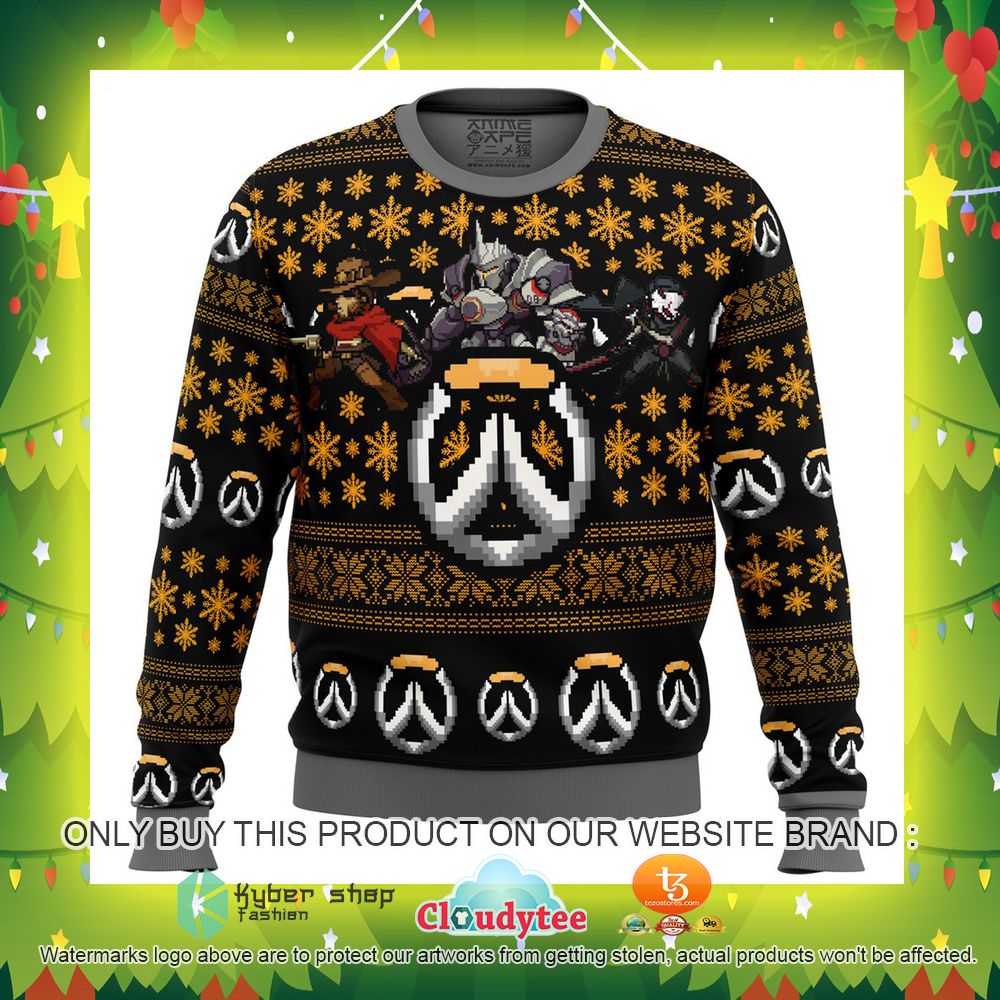 Overwatch Symbol Ugly Christmas Sweater 3