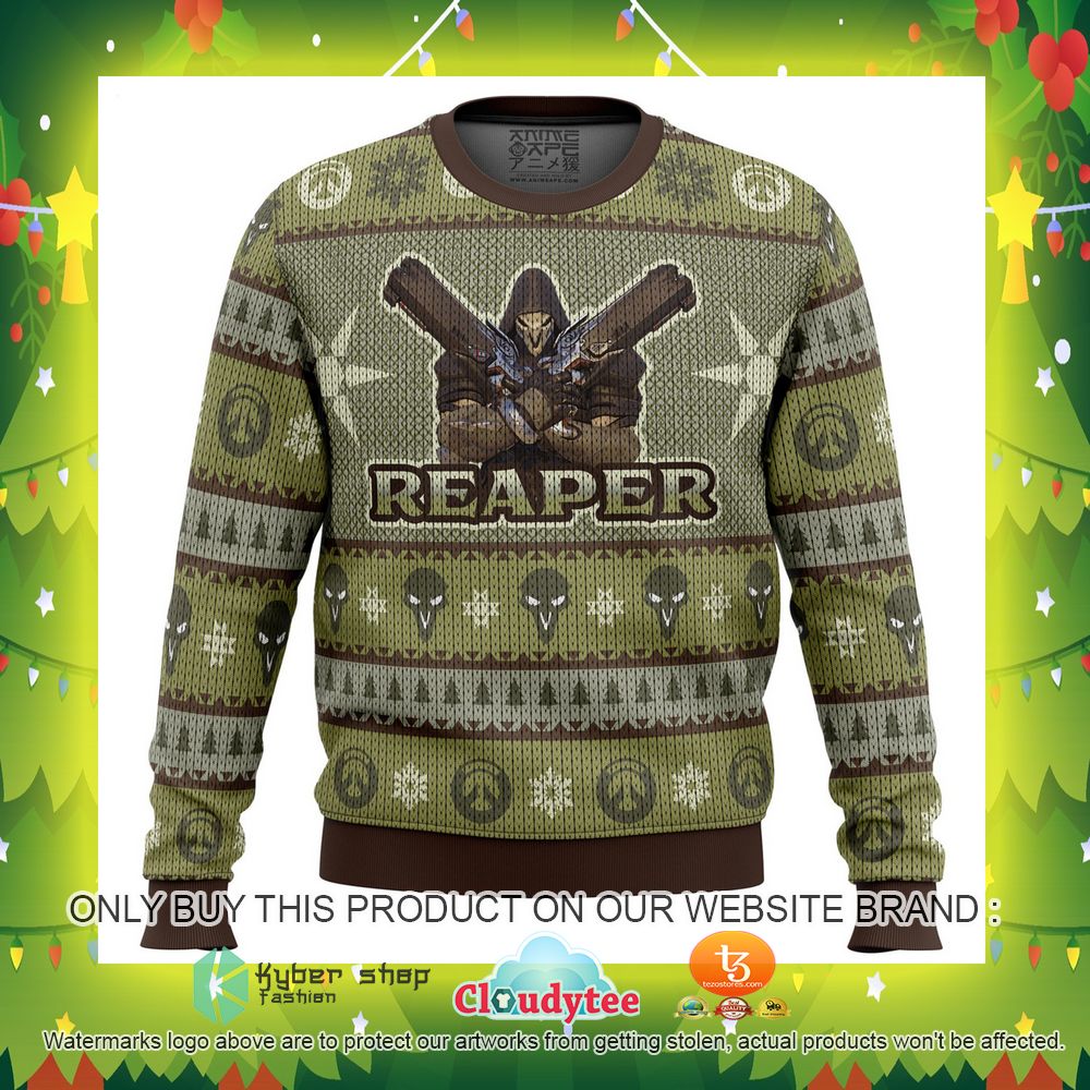 Overwatch The Reaper Ugly Christmas Sweater 15