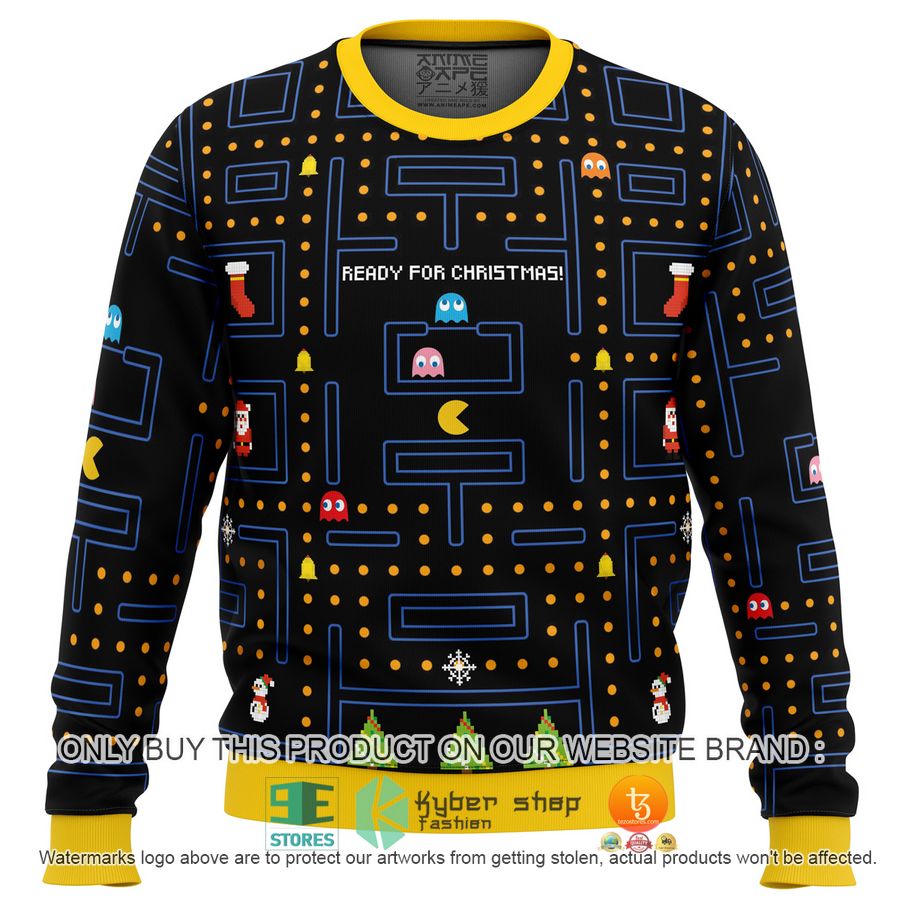 HOT Pac Man Ready for Christmas Sweater 4