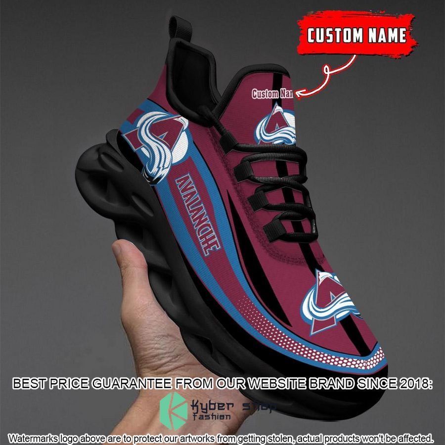 Personalized Colorado Avalanche NHL Clunky Max Soul Shoes 16