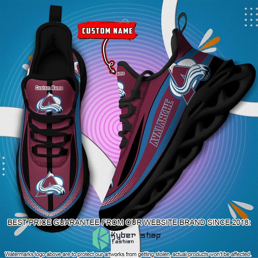 Personalized Colorado Avalanche NHL Clunky Max Soul Shoes 6
