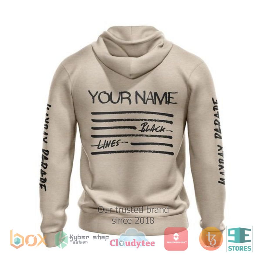 Personalized Mayday Parade Black Lines 3D Hoodie 3