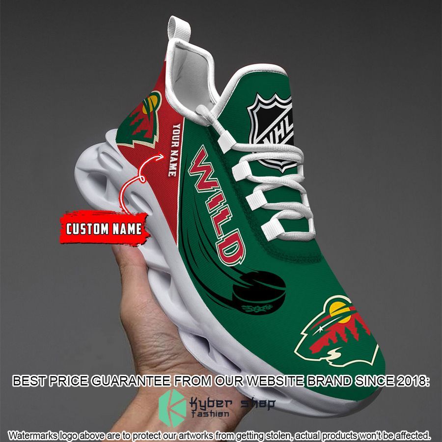 Personalized Minnesota Wild Clunky Max Soul Shoes 8