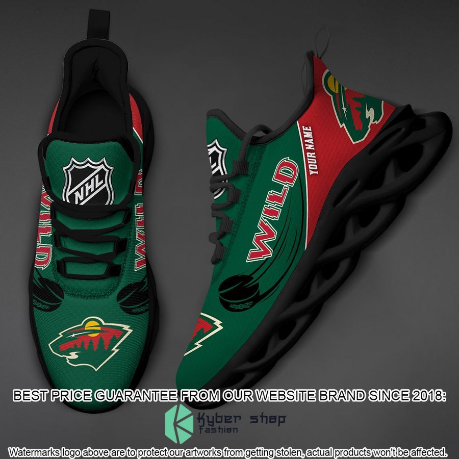 Personalized Minnesota Wild Clunky Max Soul Shoes 15