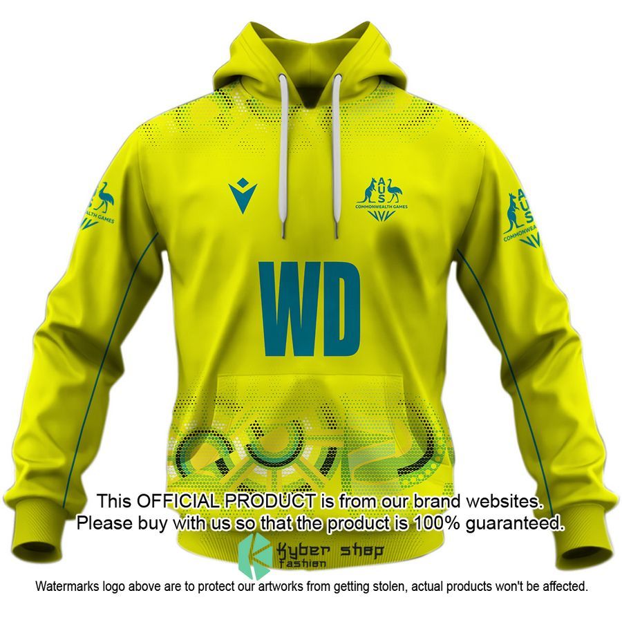 Personalized Netball Australia Diamonds Yellow Jersey 2022 Hoodie, Shirt 17