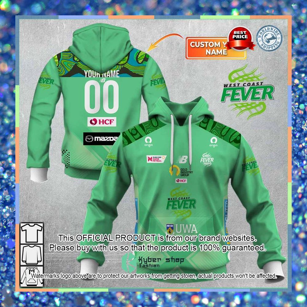 Personalized Netball West Coast Fever Jersey 2022 Hoodie, Shirt 24