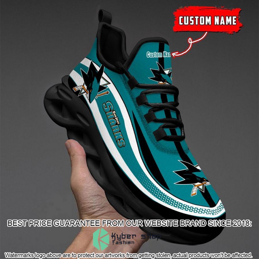 Personalized NHL San Jose Sharks Clunky Max Soul Shoes 9