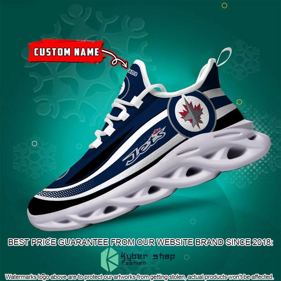 Personalized NHL Winnipeg Jets Navy Clunky Max Soul Shoes 3