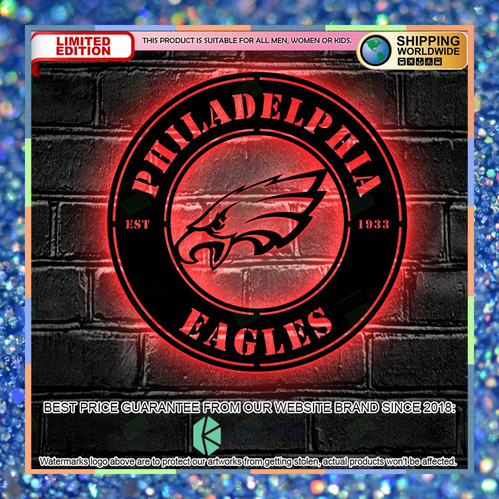 Philadelphia Eagles Metal Sign - Led Light Sign 13