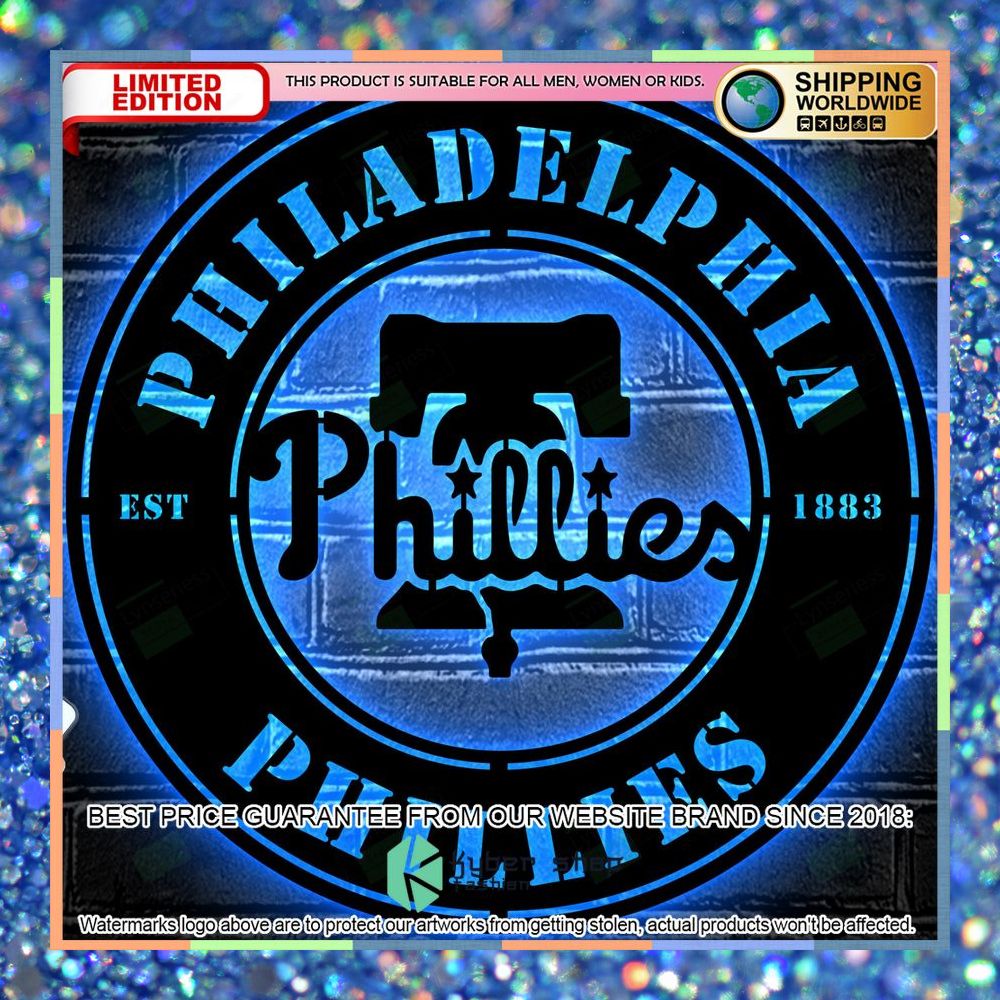 Philadelphia Phillies Metal Sign - Led Light Sign 26